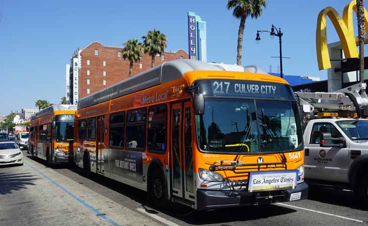 LA Metro New Flyer Xcelsior XN40 5649